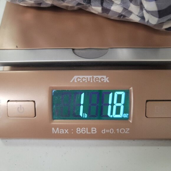 Draper James Women Gingham Cottagecore Midi Dress Size L Blue Retro 50S Picnic - Picture 9 of 9